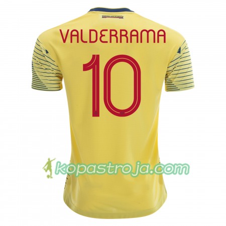 Billiga Fotbollströjor Colombia Carlos Valderrama 10 Hemma tröja Copa América 2019 Kortärmad